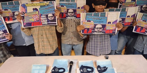 Sejumlah Aktivis akan Sosialisasi Aksi Bagi-Bagi Sejuta Masker 'Adili Novel Baswedan'