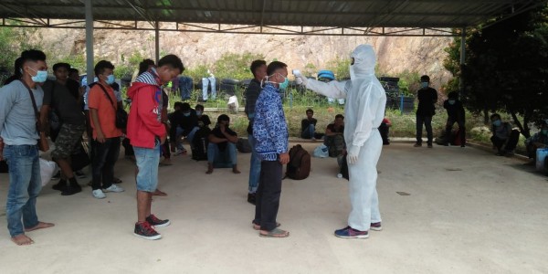 47 TKI yang Masuk Lewat Pelabuhan Tikus, Jalani Tes Kesehatan