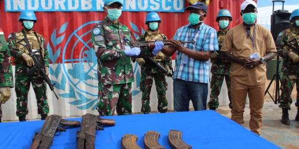 Pasukan Garuda Kembali Peroleh 3 Pucuk Senjata di Desa Lukengwe Kalemie Kongo