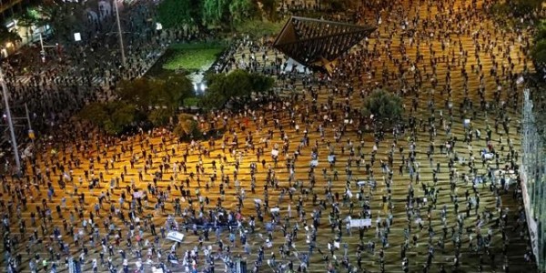 Di Tengah Pandemi Covid-19, Ribuan Warga Israel Demo Menentang Netanyahu