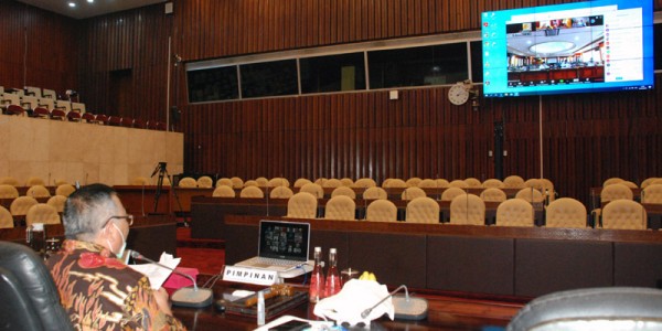 Rapat Virtual Komisi IV DPR Dengan Menteri LHK Siti Nurbaya