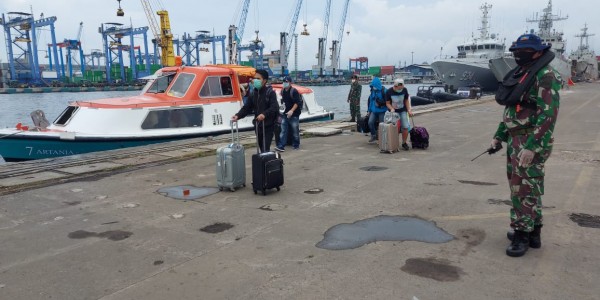 57 WNI ABK MV Artania dari Australia Tiba di Jakarta