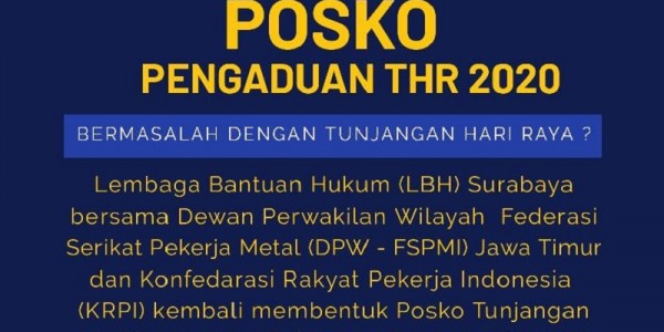 Pengusaha Wajib Bayarkan Tunjangan Hari Raya (THR) Kepada Pekerja Dalam Pandemi Covid-19  