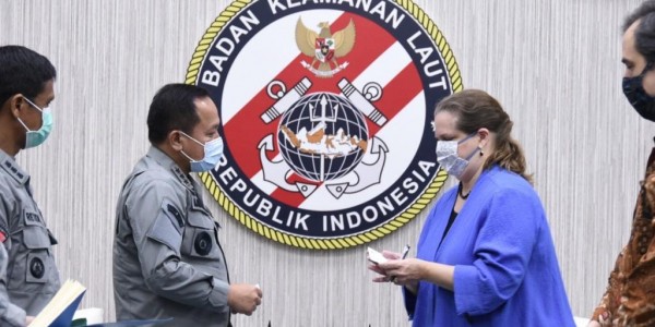 Kepala Bakamla RI Terima Kunjungan Kehormatan Charge D’ Affaires Dubes Amerika Serikat