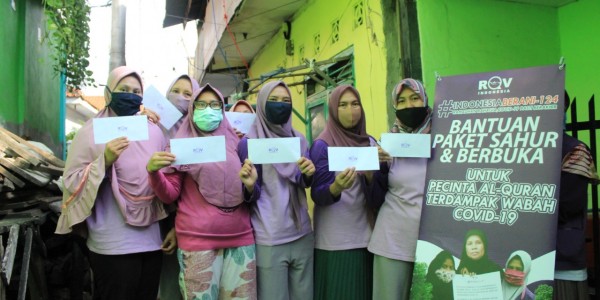 RQV Indonesia Berbagi untuk Keluarga Pecinta Al-Qur’an Terdampak Corona