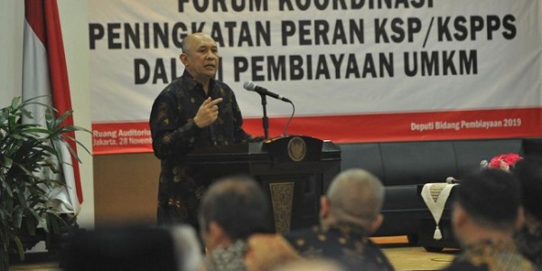 Menkop Paparkan Skema Pemulihan Ekonomi KUMKM Di Masa Dan Pasca Covid-19
