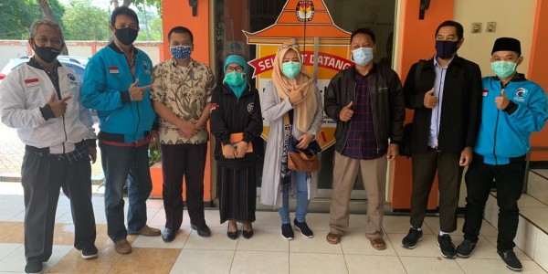 Gelora Silaturahmi ke KPU Sidoarjo, Agus : Kita Harus Jalin Komunikasi