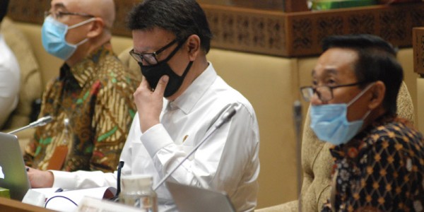Menteri Pendayagunaan Aparatur Negara dan Reformasi Birokrasi  Tjahjo Kumolo Raker Dengan Komisi II DPR