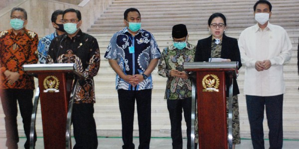 BPK Rapat Konsultasi Dengan Pimpinan DPR Bahas Pengawasan Anggaran Covid-19