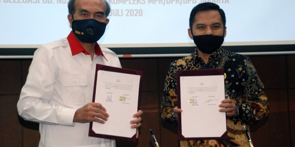 MPR  RI Jalin Kerjasama Dengan Badan Siber Dan Sandi Negara.