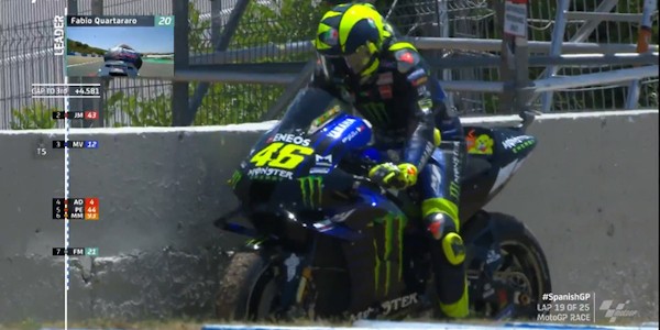 Rossi Akui Kewalahan dengan Ban Belakang Motornya