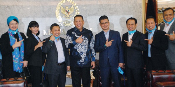 Anis Matta  Safari Politik Ke Ketua MPR RI Bambang Soesatyo