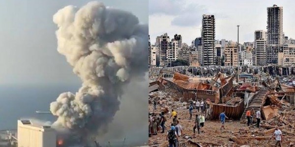Ledakan Dahsyat di Beirut, Lebih dari 70 Orang Tewas, Ribuan Luka-luka