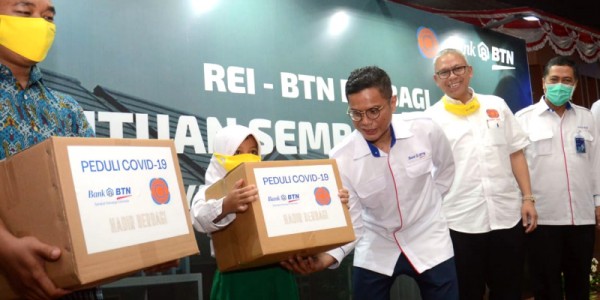 BTN Dan REI Bantu Masyarakat Terdampak Covid-19