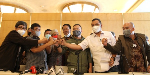 DPR Dan Konfederaai Serikat Pekerja /Buruh Dalam Tim Perumusan Klaster Ketenagakerjaan RUU Cipta Kerja.