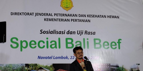 Mentan Syahrul Beberkan Kelebihan Daging Sapi Bali, Apa Saja?