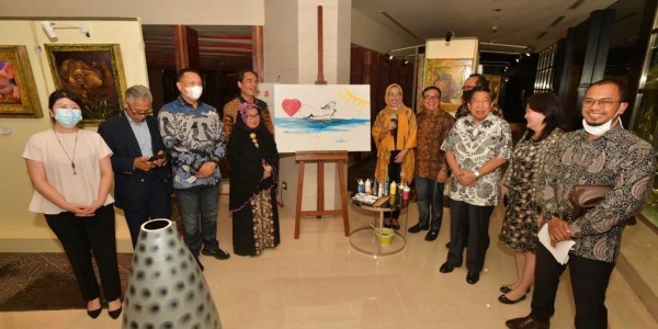 Buka Pameran Lukisan Iwan Suhaya,  Bamsoet: Hadirkan Keindahan dalam Keberagaman