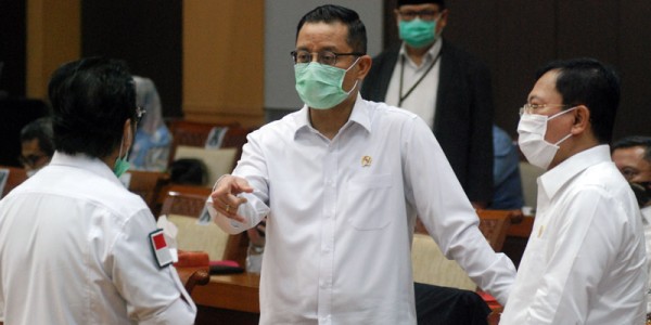 Mensos Bahas RUU Penanggulangan Bencana