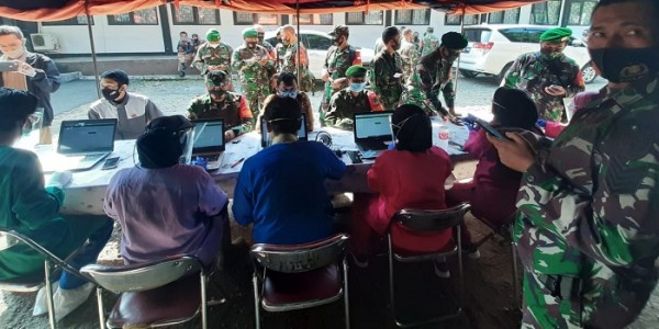 Hasil Swab Dinyatakan Negatif, 60 Babinsa Kodim 0619/Pwk Kembali Beraktivitas
