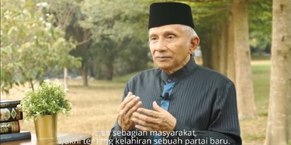 Dengan Semboyan Lawan Kezaliman dan Tegakkan Keadilan, Amien Rais Segera Deklarasi Partai Baru