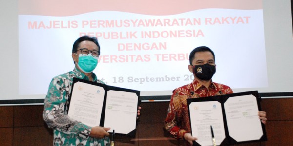 MPR Jalin Kerjasama Dengan Universitas Terbuka (UT)