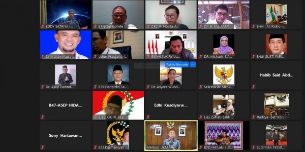 DPD RI Dan Kemenkop UKM Bersinergi Mengawasi Program Pemulihan Ekonomi Nasional Untuk UMKM