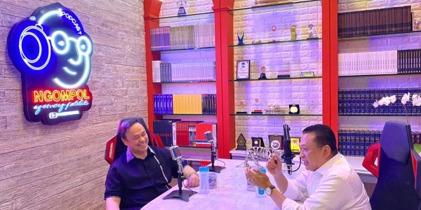 Ngobras Sampai Ngompol Bareng Ary Ginanjar, Bamsoet Bahas BUMN Berakhlak