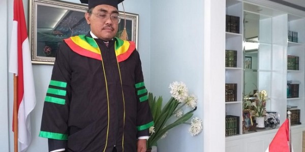 Mengikuti Prosesi Wisuda Virtual UNJ , Ini Harapan Gus Jazil Pada Wisudawan