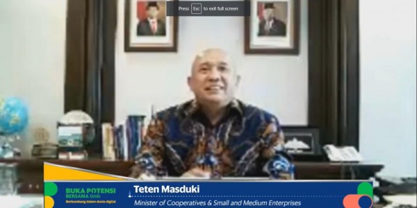 Teten: UMKM Digital Produktif Kunci Pemulihan Ekonomi Indonesia