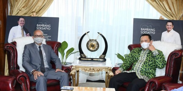 Bertemu Dubes Maroko, Ketua MPR RI Bahas Upaya Perdamaian Dunia