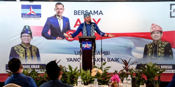 Blusukan Ke Jambi, AHY Panaskan Mesin Partai Demokrat