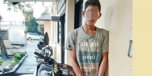 Gagal Gasak Motor, Pelaku Curanmor Nyaris Diamuk Massa