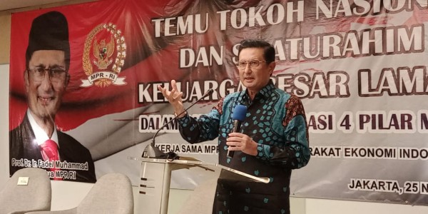 Fadel Muhammad Imbau Kepala Daerah Fokus Disektor Ini