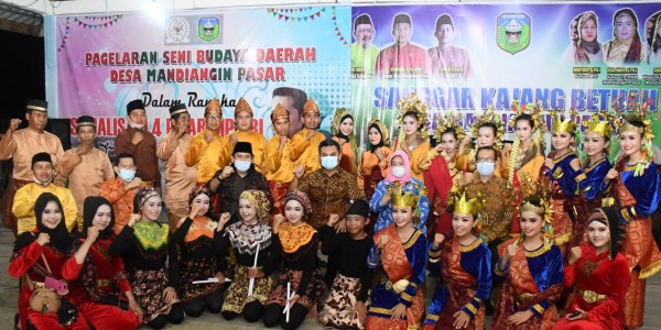 Pagelaran Seni Asli Mandiangin Sisipkan Nilai-Nilai Empat Pilar MPR