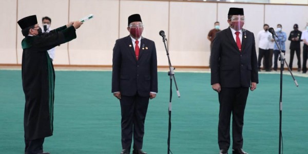 LaNyalla Lantik Sekjen DPD RI Dan Deputi Bidang Administrasi