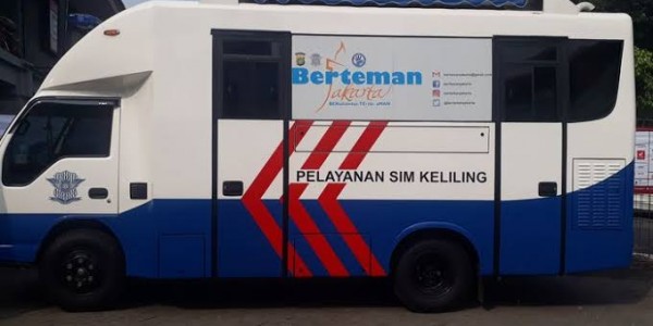 Polda Metro Sediakan Armada SIM Keliling di 5 Wilayah Ini