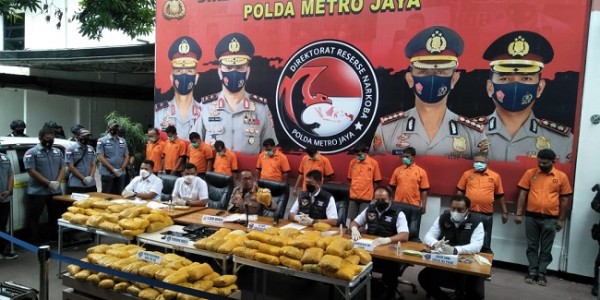 Sita 202 Kg Sabu di Petamburan, Polisi: Digunakan Untuk Danai Teroris Timteng