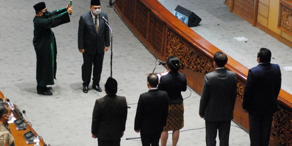 Pelantikan PAW Irwan Ardy Hasman