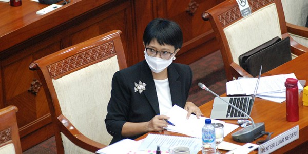 Menlu Raker Dengan Komisi I DPR