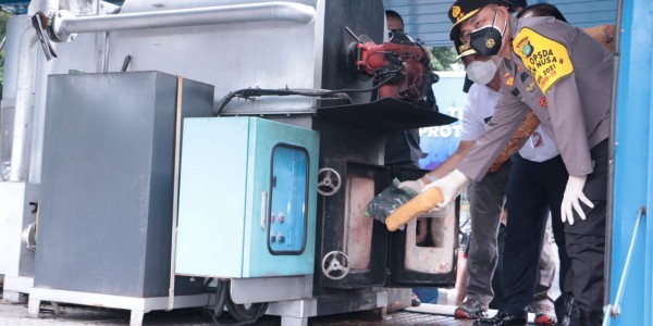 Polda Metro Musnahkan Ratusan Kilo Narkoba Hasil Operasi Empat Bulan