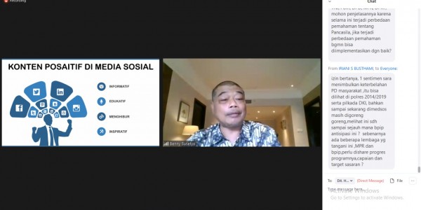 BPIP Akui Konten Isu SARA Jadi Magnet Perbicangan di Medsos