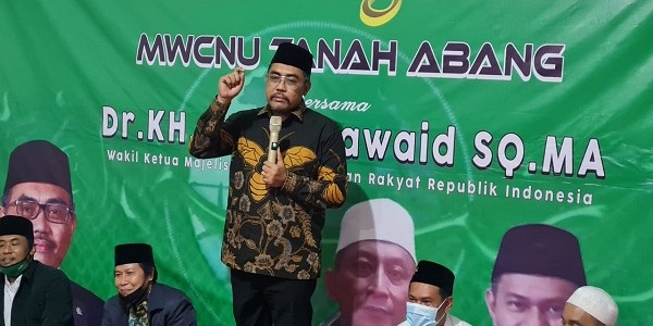 Sambangi MWC NU Tanah Abang, Gus Jazil Ingatkan Pentingnya Menghidupkan Tradisi Lailatul Ijtima'
