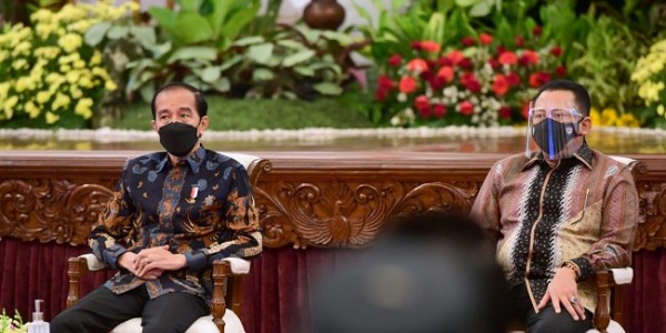 Ketua MPR RI Dampingi Presiden Jokowi Buka Indonesia International Motor Show 2021