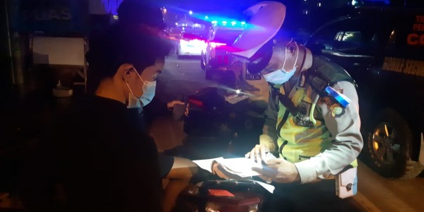 Agar Ramadan Kondusif, Polres Bekasi Kota Tindak Pebalap Liar dan Knalpot Bising