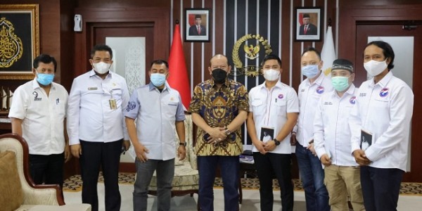 Terima Pemuda Perindo, Ketua DPD RI Minta Generasi Muda Perbanyak Kegiatan Menyentuh Rakyat
