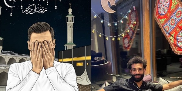 Rayakan Idul Fitri, Ozil dan Mo Salah Sampaikan Pesan Kedamaian untuk Palestina