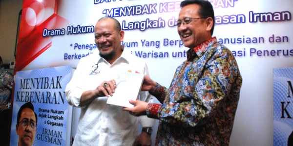 Mantan Ketua DPD RI Irman Gusman Luncurkan Buku
