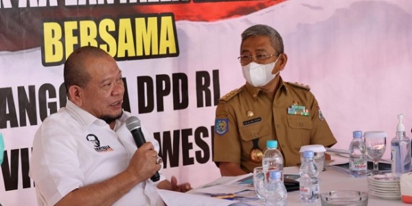 Raker dengan Gubernur, LaNyalla Paparkan Strategi DPD RI Dukung Pemulihan Sulbar 