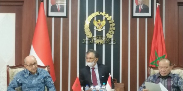 Ketua DPD Sambut Baik Tawaran Kerjasama Sepak Bola Dari Maroko