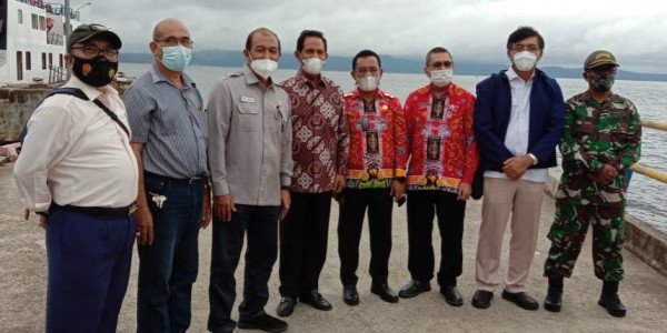 Tinjau Lokasi Ambon New Port, Nono Sampono : Warga Jangan Jadi Penonton